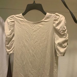 Fancy creamy colored top good for special events